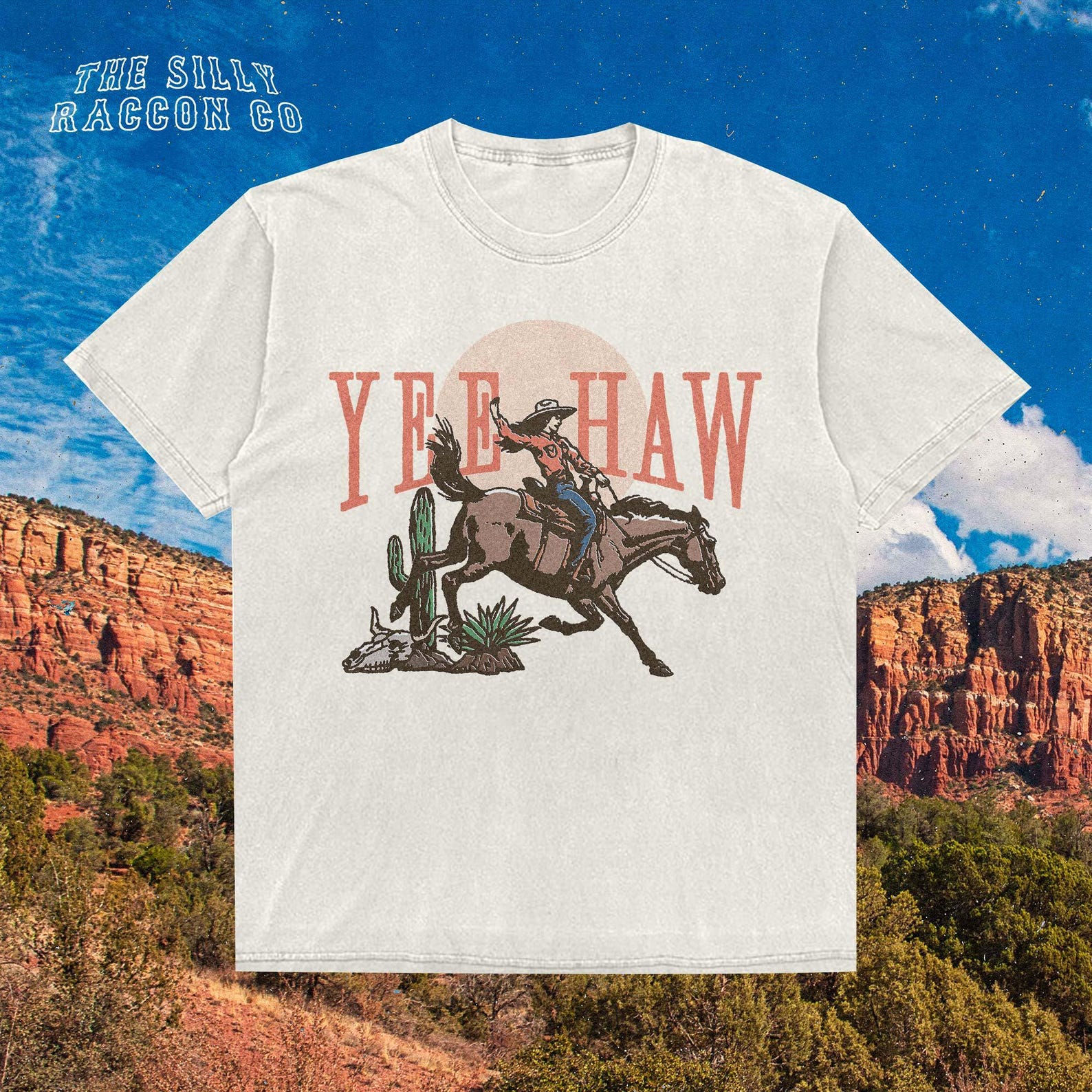 Western Graphic Tee, Yeehaw Cowgirl Oversized Shirt for Women, Vintage Rodeo T-Shirt Boho Cowboy Aesthetic Top, Rustic Country Gift XL
