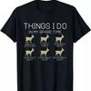 Funny Goat 6 Things I Do In My Spare Time T SHIRT Halloween Us Size