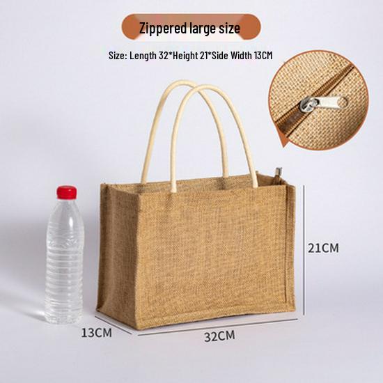 Sac fourre-tout en toile de jute: Sac de courses en jute peint à la main DIY, Lin polyvalent graffiti