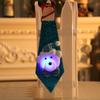 Tie Christmas Bow Light Up Santa Claus Holiday Sequin Ties Xmas Party Decor Gift