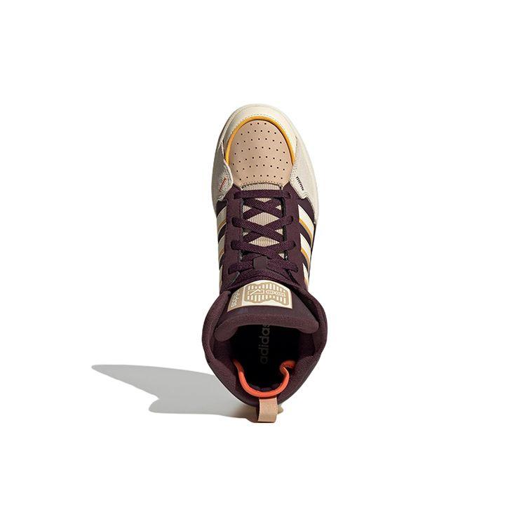 Adidas Neo 100Db Trendy Casual Mid-Top Skate Shoes Unisex Sneakers Beige Brown GY4789