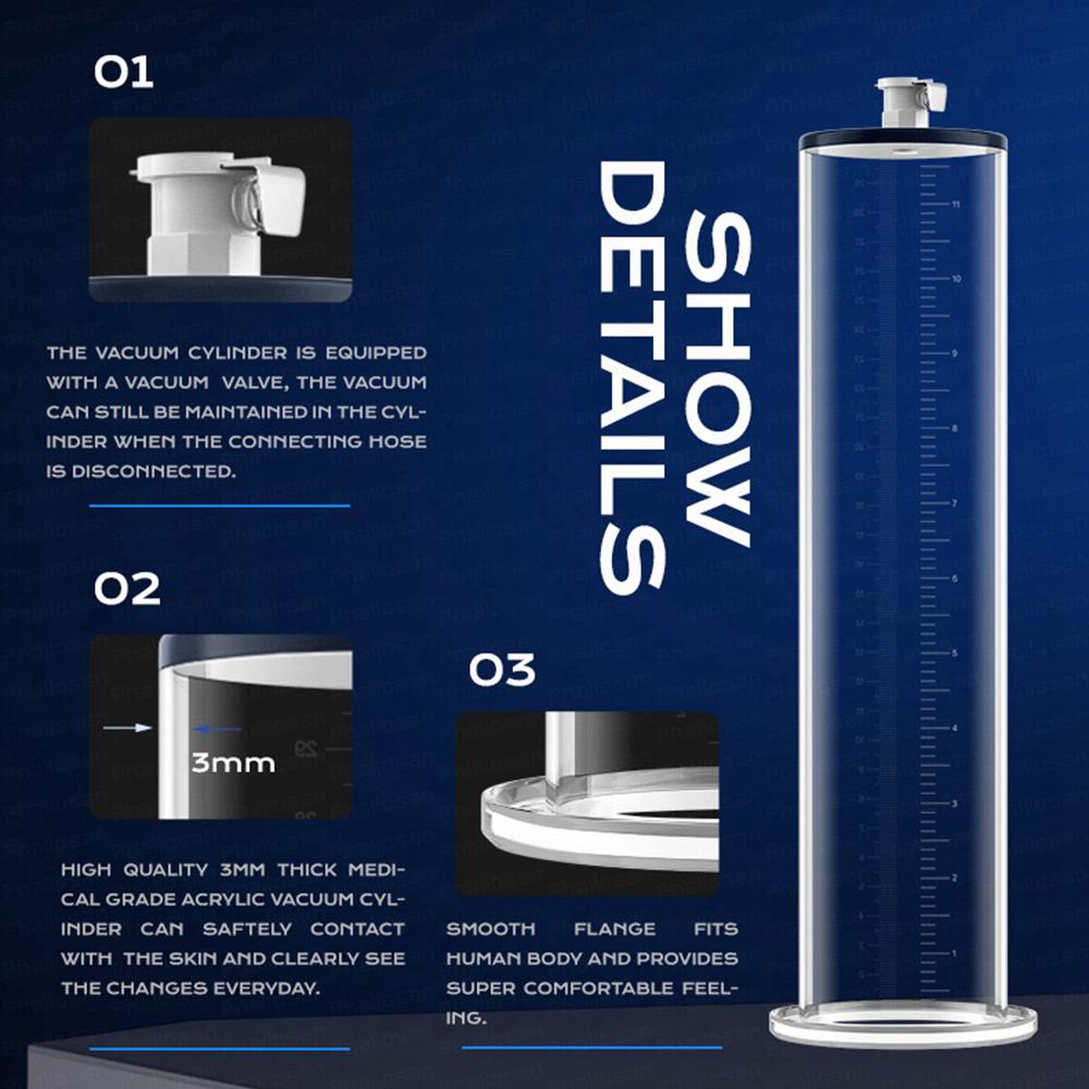 Smart Electric Penis Pump Vacuum Penis Enlarger Sex Toys For Men Acrylic Cylinder Dick Pump Penis Extender Trainer