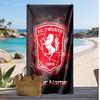 FC Twente Personalisiertes Bedrucktes Strandtuch Fußballlogo Unterstützung Benutzerdefinierter Name Text Absorbierendes Handtuch Für Sport Reisen Besonderes Geschenk