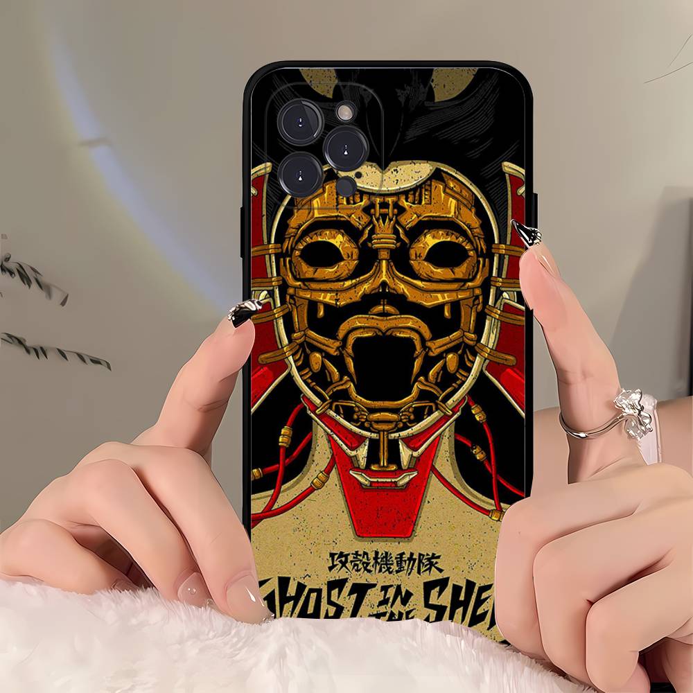 Anime G-ghost In The S-shell Cartoon Phone Case For IPhone 16 15 14 11 12 13 Mini Pro XS Max Cover 6 7 8 Plus X Funda Shell