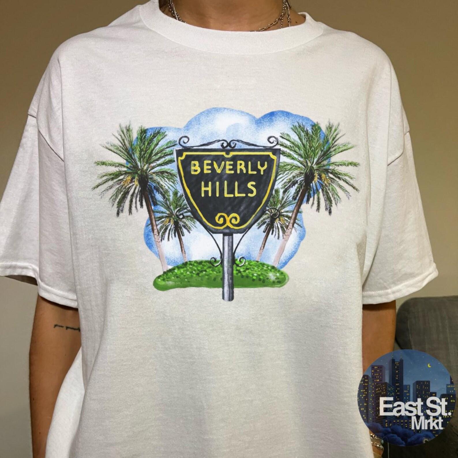 Beverly Hills Graphic Tee: Vintage California Los Angeles 90s T Shirt S