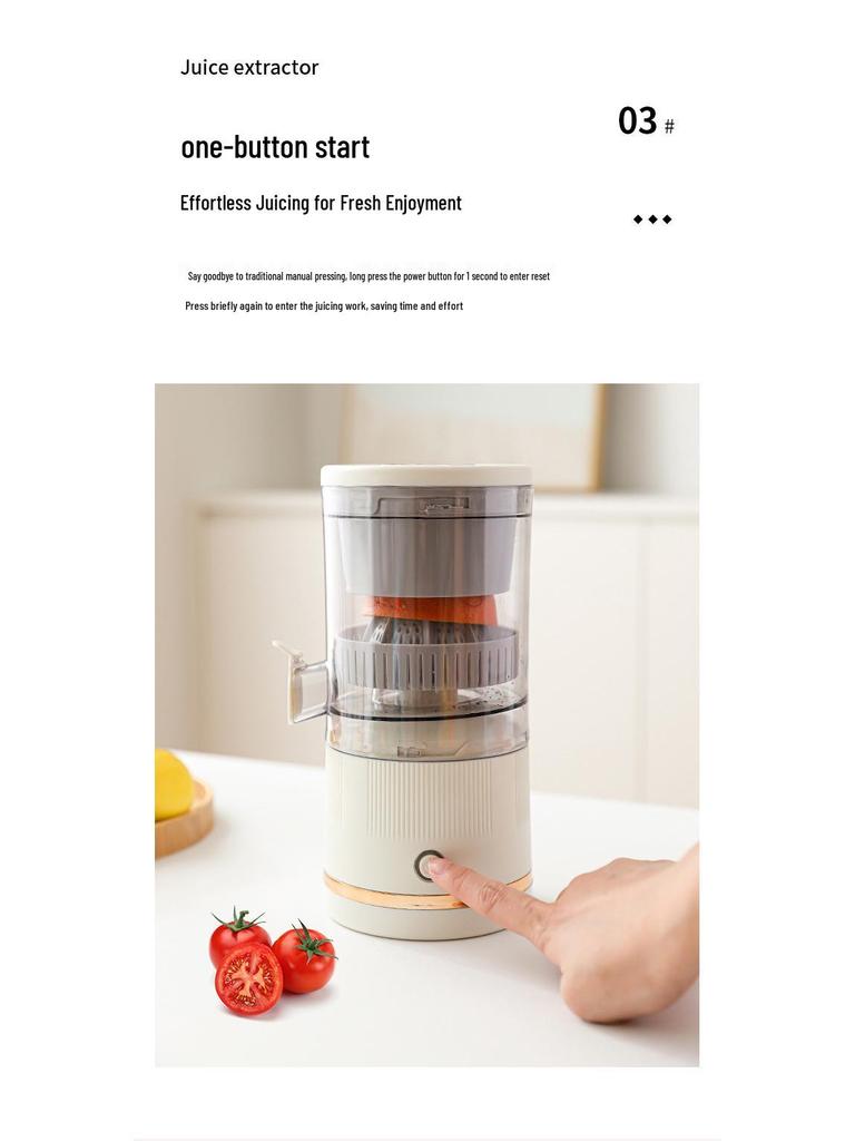 Portable Multi-Function Mini Juicer with Separation Feature
