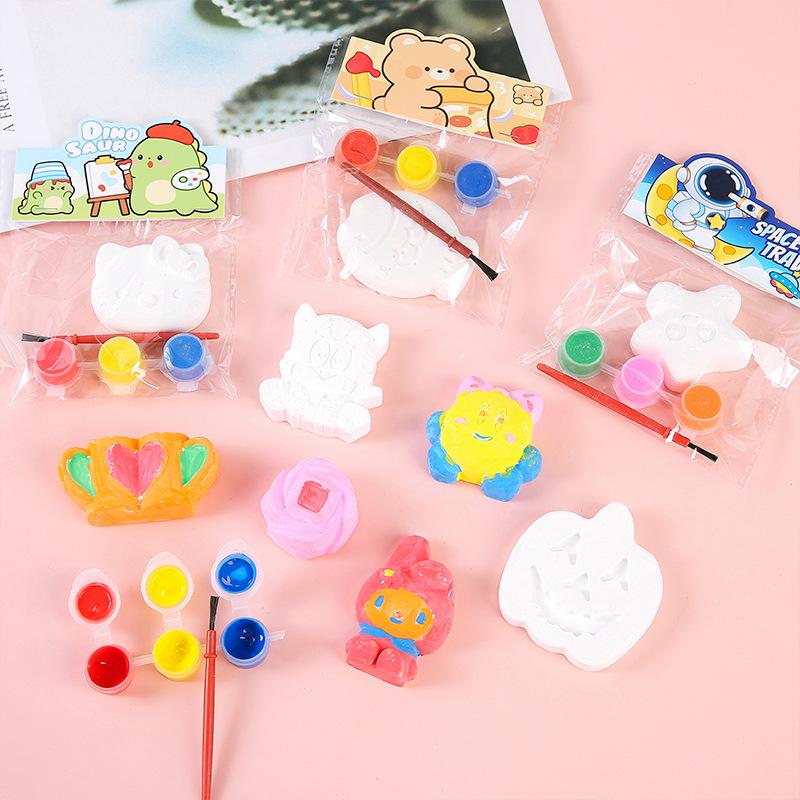 Children's Paint-Your-Own Doll Toy – Perfect for Christmas, Birthday Gifts, or Kindergarten Prizes & Rewards