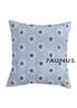 45X45cm Daisy Embroidery Throw Pillow Covers Square Rural Plant Sofa Pillow Cases Stamping Waist Cushion Cover Home Bed Decor