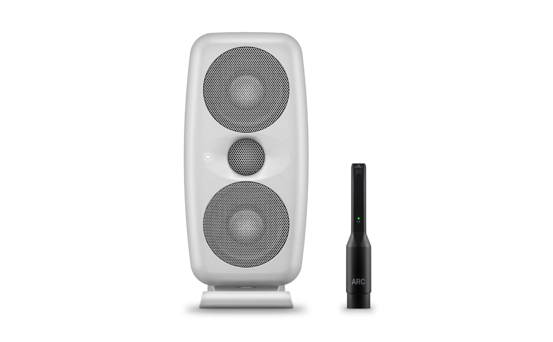 

IK Multimedia iLoud MTM White Compact Reference Monitor Оснащений функцією автоматичної корекції звукового поля - []