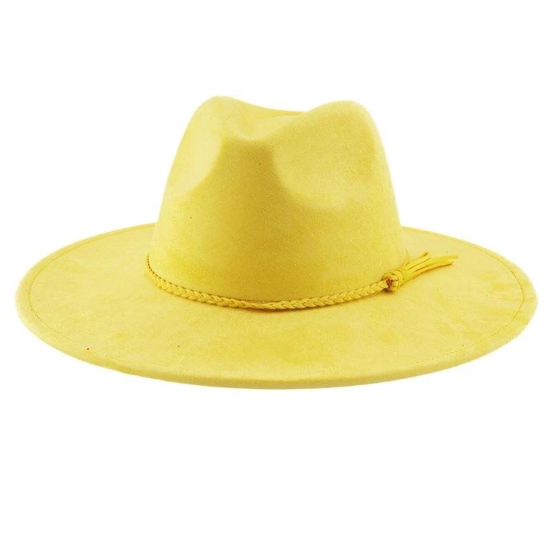 Klassische breite Krempe Herzförmige flache Derby-Kappe Herrenhut Mode Polyester Zylinder für Herren und Damen