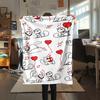 1pz Coperta in Flanella con Stampa del Gatto Simon, Alta Qualità per Tutte le Stagioni, Decorazione per la Casa, Calore e Comfort, Perfetta per Regali di Natale