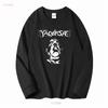 YACOPSAE T Shirt Band Hardcore Anarcho Punk Rock Long or Short Sleeves Vintage Washed Streetwear Casual Breathable