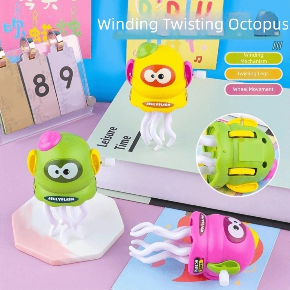 Crawling Dancing Auto-Dance Octopus Toys Clockwork Smart Tentacle Explorer  Children's Gift