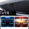 Foldable Car Windshield Sun Shade Reflective UV Protector Collapsible Front Window Sunshade Heat Insulation Shield for SUV Sedan