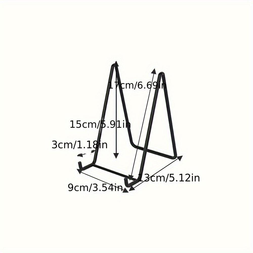 Adjustable Black Metal Easel Oversized for Photos Picture Frames Cookbooks Art Home Living Room Office Decor