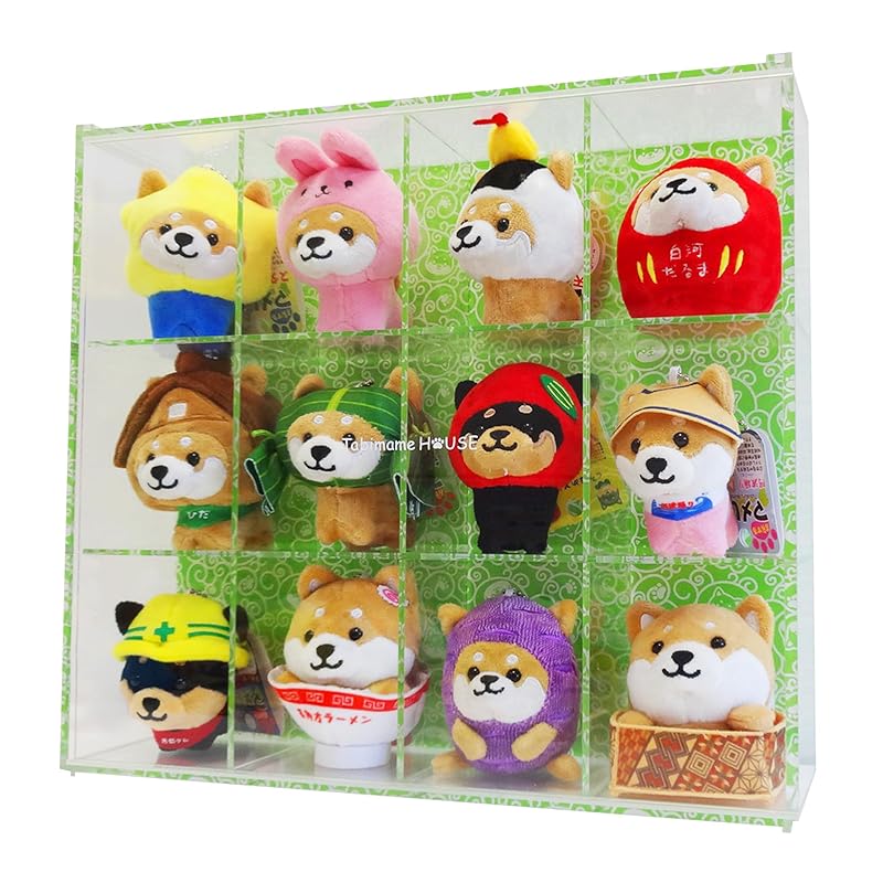 

Traveling Mameshiba Tabimame HOUSE collection case acrylic House [Case only, mascot not included] (Mameta Green)