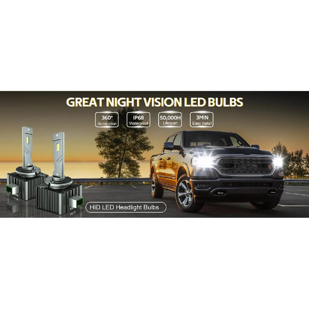 2PCS 30000LM D1S D3S Headlight 35W D2S D2R D4S D4R D5S D8S LED Canbus Lamps Auto LED Lights Bulb For Car Lights 6000K Plug&Play