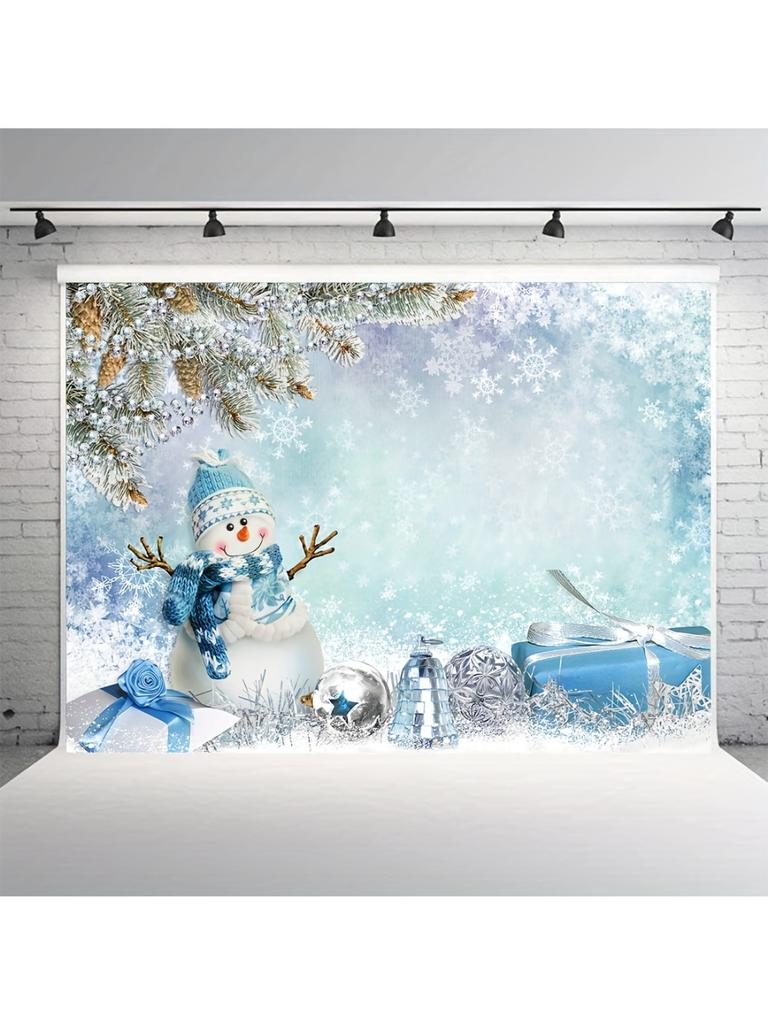 Christmas background photography Winter white snowflake wood wall portrait photography studio booth