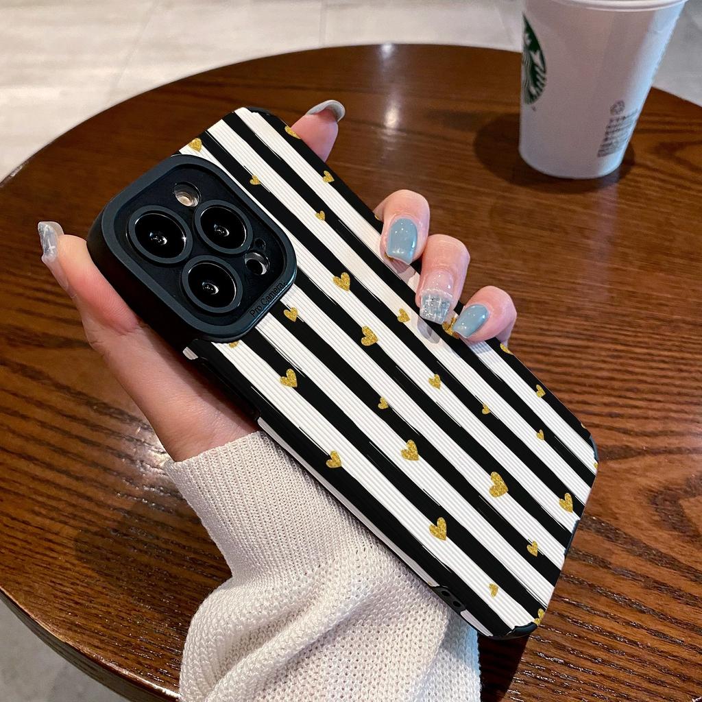 Husă INS Creativă Mică Inimă de Dragoste Silicon Pentru iPhone 15 12 14 11 Pro Max 13 Mini SE 7 8 Plus X XS XR Husă Antișoc din Piele