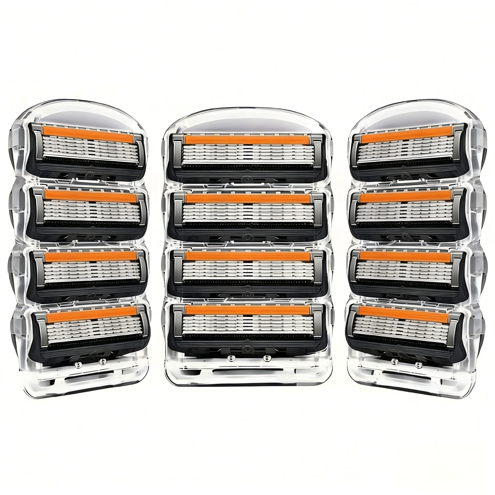 Gillette Compatible Razor ProGlide Electric Shaver Replacement for Beard Gillette ProGlide Fusion Blades, 12-Pack, Blades, 5-Blade, Shaving, (3)