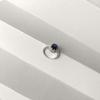 Silver Ring with Natural Sapphire 3.81ct, Cubic Zirconias, Item Weight 3.62 G (2173953)