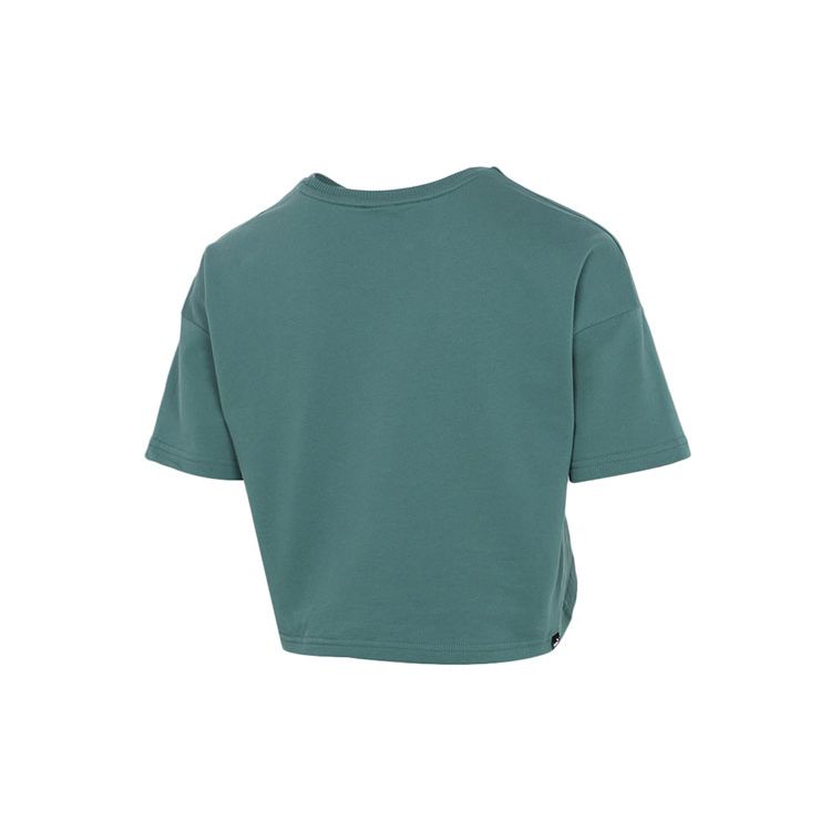 Puma Short Sleeve Round Neck Running Training T-Shirt Women Tops Green 845965-45