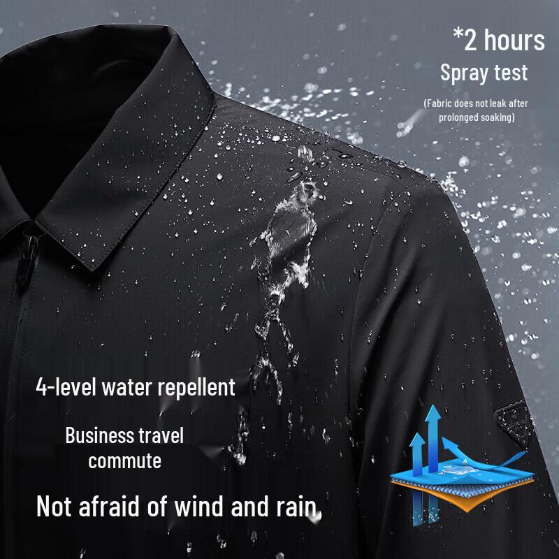 SEPTWOLVES Men's Four-Way Stretch Business Casual Jacket