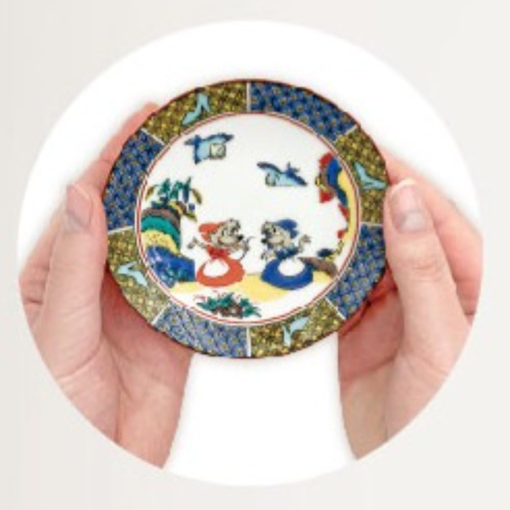 Marimo Craft Kutani Ware Small Diameter 103mm x Height Plate, Pinocchio, 20mm, MDTMG-046