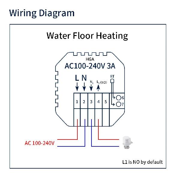 WiFi Smart Thermostat Temperaturregler Tuya Smart Life Für Fußbodenheizung Elektrischer/Wasser-Gas-Kessel Funktioniert mit Alexa Alice