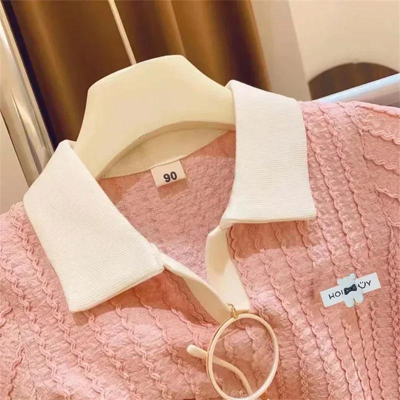 Set di vestiti carini e dolci per bambine, per bambini, casual, a maniche corte, con pantaloni, estate, nuovi bambini, comodi, moda, abbigliamento sportivo 2-10 anni