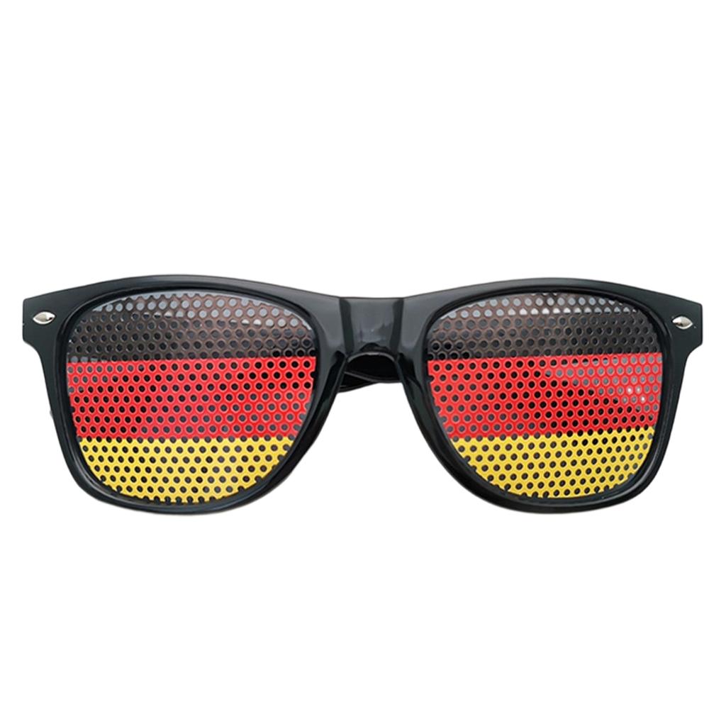 Multicolored Flag Sticker Sunglasses