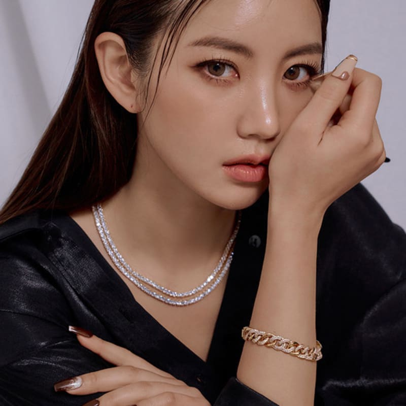 MACIER Cuban Chain Bracelet (Gold)