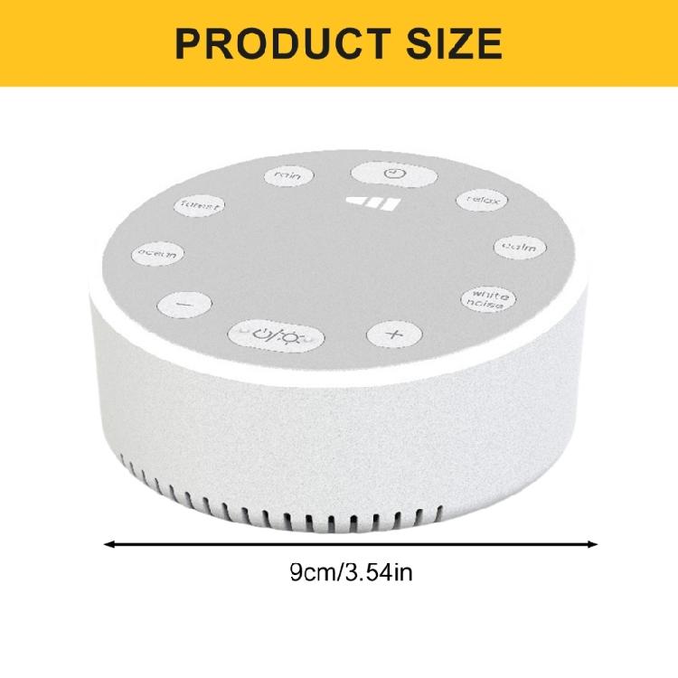 White Noise Machine Sleep Sounds Machine With Builts In Timer Night Light For Enhances Sleep Experience for Adults