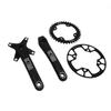 Bike Crankset 38T Narrow Wide Chainring with 170mm Crank Arms 36T To 38T Guard Plate Mountain Bike Crank Set