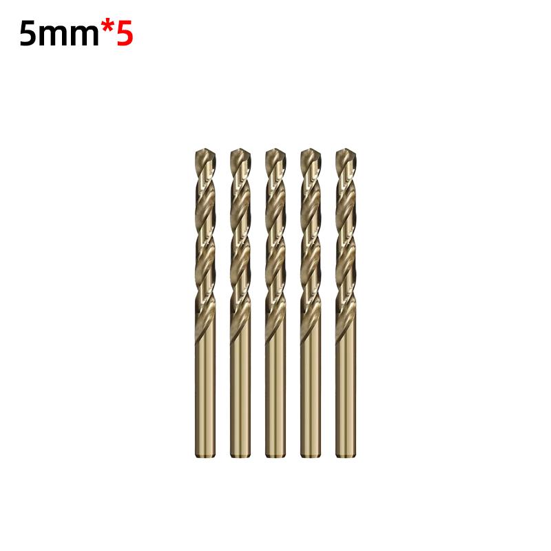 Metal Drill Cobalt Twist Drill Bit Set 1-13mm HSS M35 Stainless Steel Twist Drills The Whole Ground Metal Reamer Hole Tools