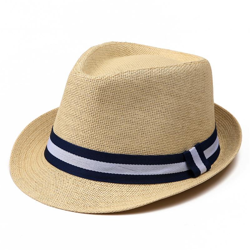 Summer Middle-Aged Sun Visor Out Travel Men Straw Hat Jazz Beach Hat In The Elderly Dad Top Hat
