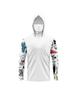 Fishing Hoodie Shirts with Mask Fishing Clothing Men's Long Sleeve Hiking Sportswear T-shirts