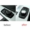 For BMW X1 F48 2016-2022 ABS Carbon Fiber Console Driving Mode Button Ring Trim