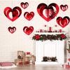 Wedding Valentine's Day Love Pulling DIY Love Flower Hanging Curtain  Bridal Shower