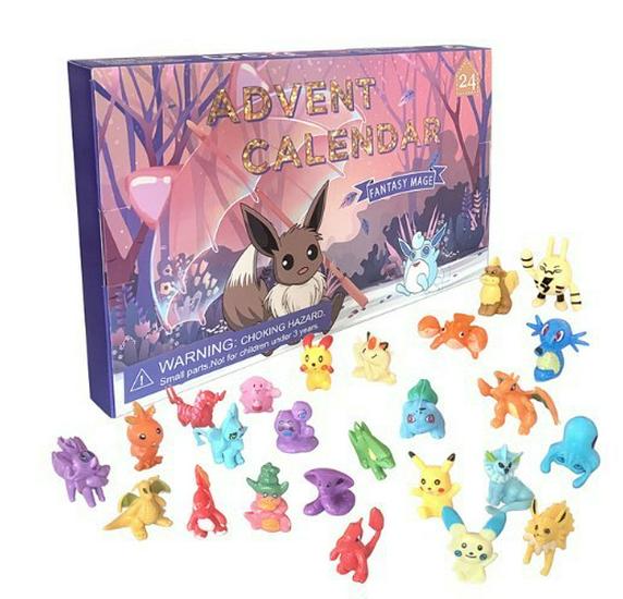 24-Day Digital Christmas Countdown Robot Building Blocks Gift Box for Kids