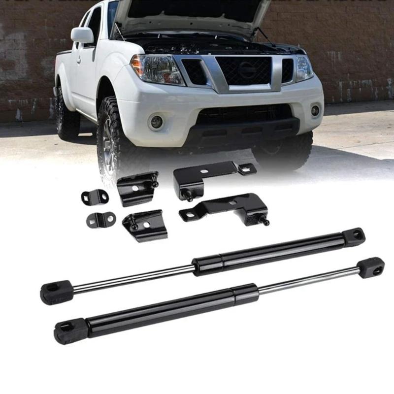 Hydraulic Bonnet Lift Support Rod Kit 700N Capacity With Mounting Brackets Easy Installation Suitable For D40 ACMAT ALTV