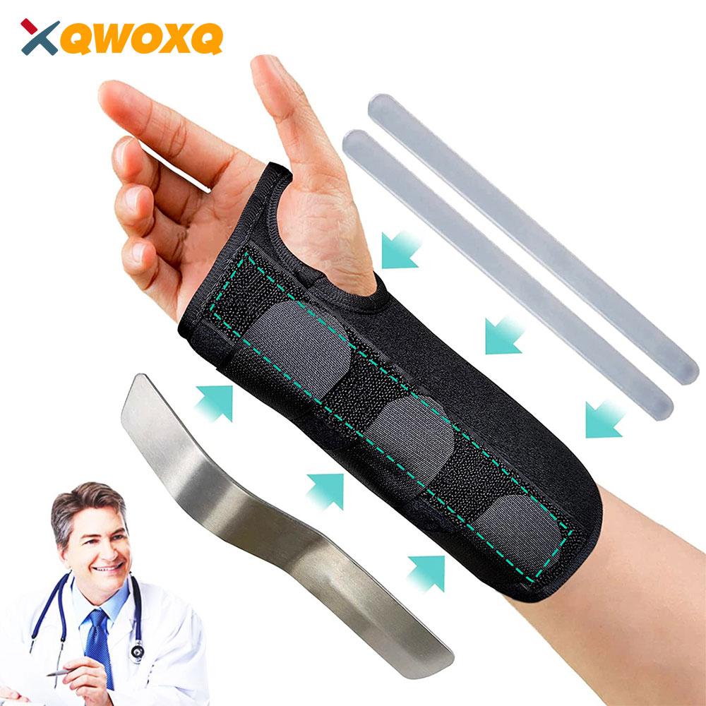 1Pc Adjustable Wrist Brace For Carpal Tunnel Relief Night Support With Splints For Pain Sprain Tendonitis