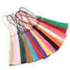 30-100pcs/lot Colorful Polyester Silk Tassel Fringe Cotton Tassels Trim For Sewing Curtains Accessories DIY Bookmark Decoration