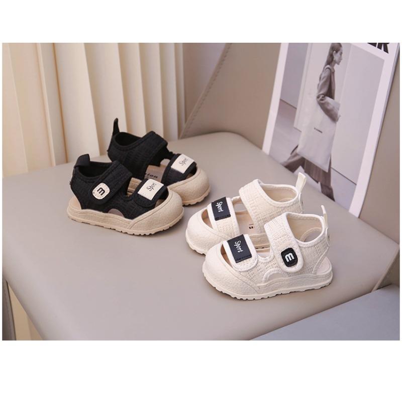 Baby boy bag head sandals summer new baby shoes soft sole non-slip toddler shoes 0-1-3 year old toddler shoes women 4