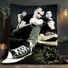 Punk Rock Band Vintage Portrait Print Fleece Blanket, Soft Warm Throw Blanket for Sofa Bed Music Fan Home Decor