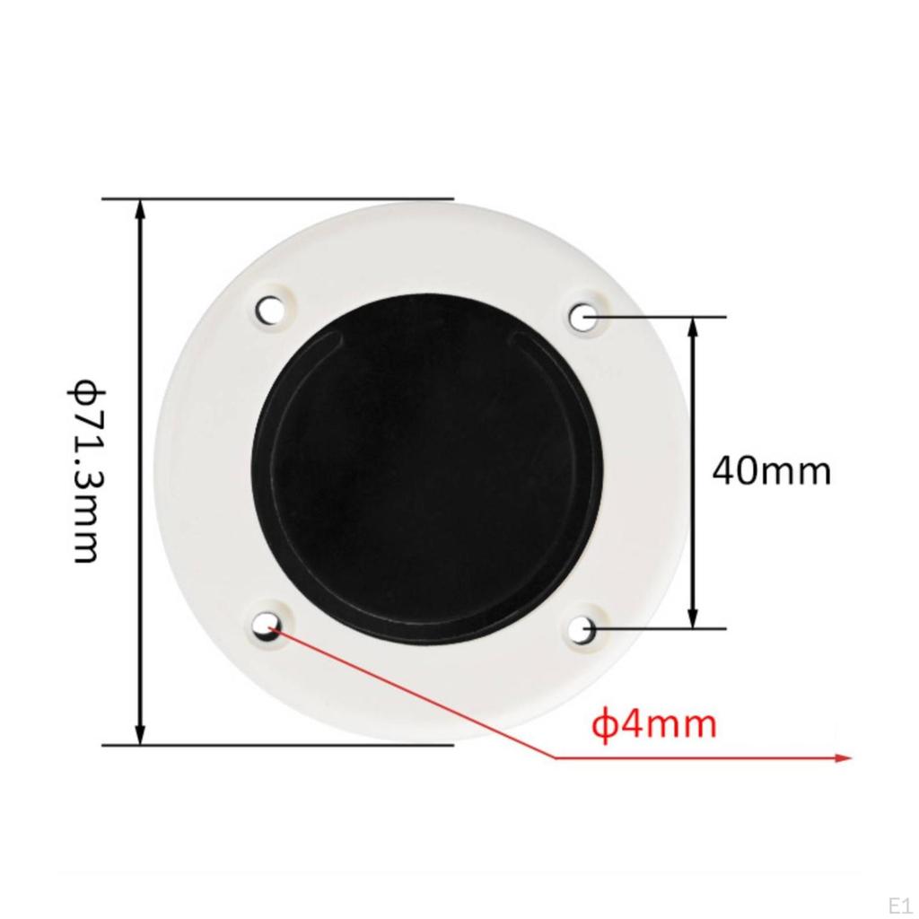 Marine Drain Valve Slim Anti-Backflow Robust for Boat Owners