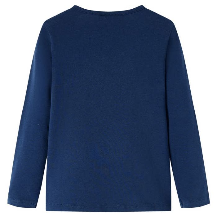 Kids' Long-sleeved T-shirt Navy Blue 92/104/116/128/140