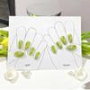 10 Sheets/Lot Nails Display Card Hand Feet False Nail Tips Packing Card Nail Art Storing Cardboard Manicure Showing Cards