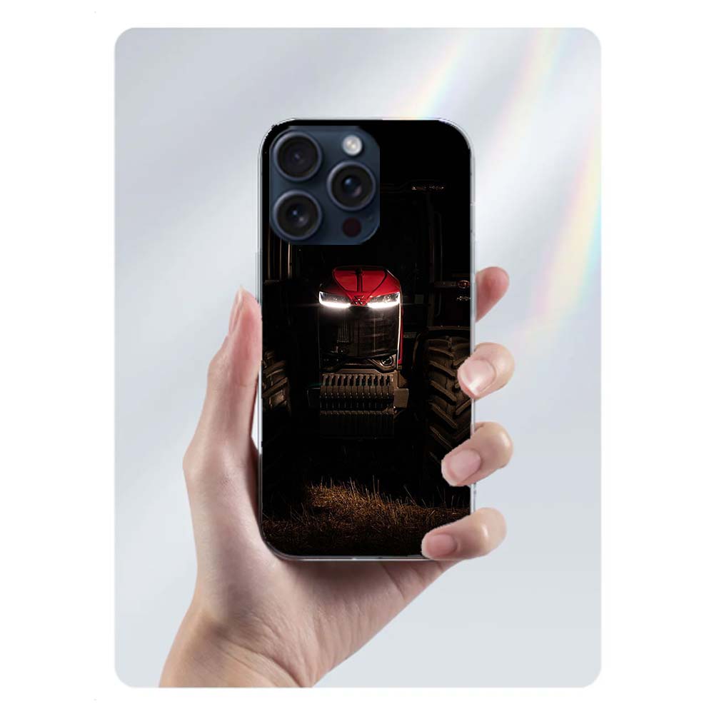 T-Traktor Bauernhof Klar Handyhülle Für iPhone 17 Air 16 Pro Max 15 Pro 14 Plus 17E 16E 11 13 12 Mini Hüllen Cases Fundas Handy TPU Ca