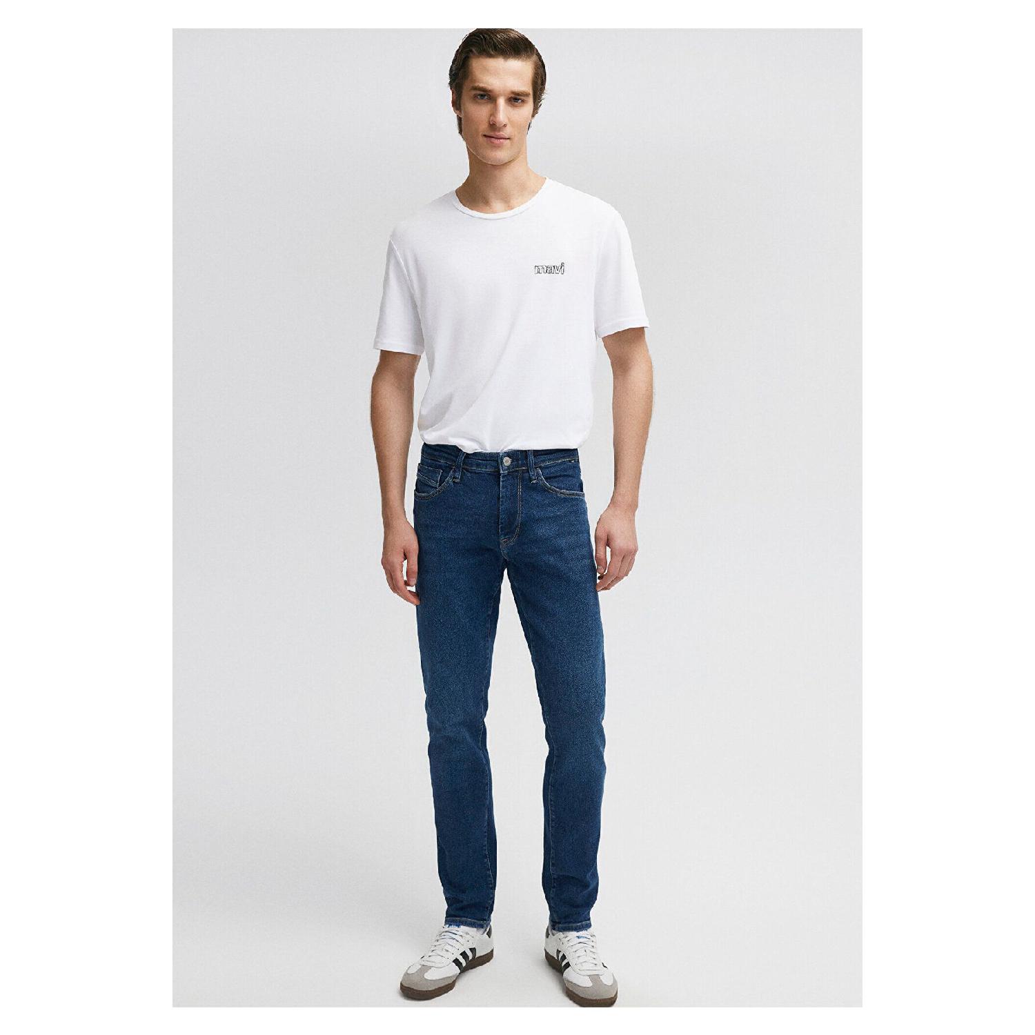 

Jake 90s Tokk Dark Indigo Blue Jean Trousers 0042234788 28/32